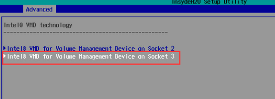 Intel Virtual RAID开关9