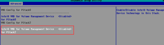 Intel Virtual RAID开关10
