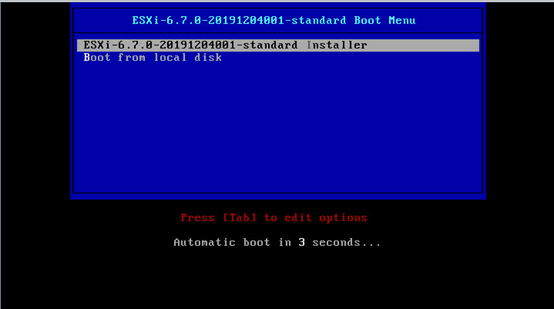 VMware 6.7系统安装步骤1