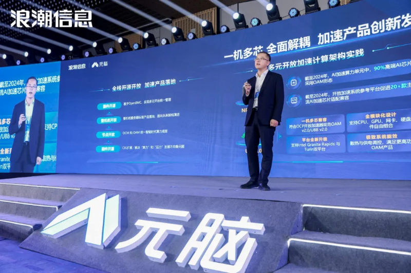 浪潮信息服务器产品线总经理赵帅