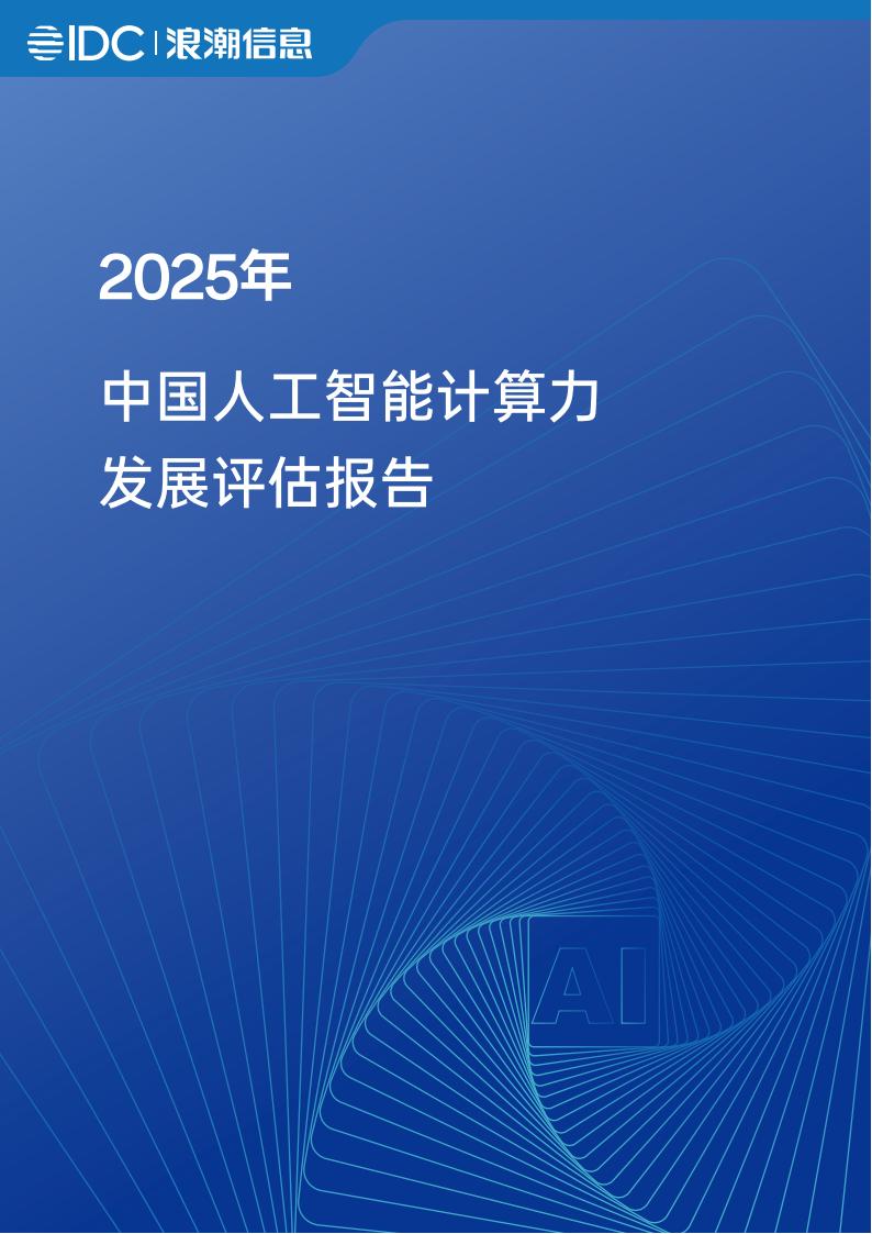 2025中国人工智能计算力发展评估报告